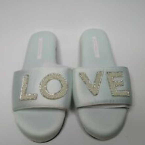 Victoria’s Secret Diamonds And Pearls LOVE Slippers - Medium 7-8 - Picture 10 of 15